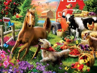 Jigsaw Puzzle «funny friends»