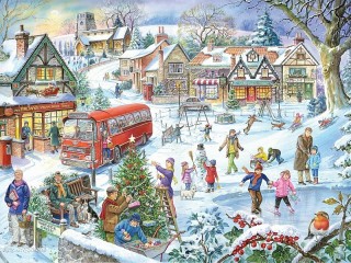 Jigsaw Puzzle «Merry holidays»