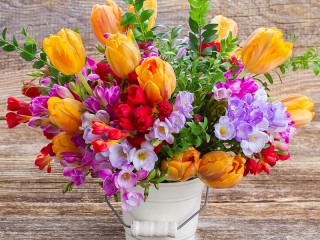 Puzzle «Spring bouquet»