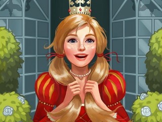 Пазл «Весёлая принцесса»