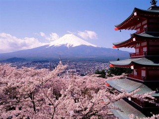 Пазл «View of mount Fuji»