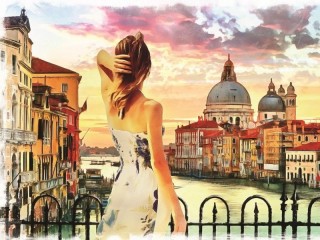 Пазл «Вид на Венецию»