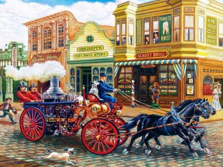 Jigsaw Puzzle «Fire response»