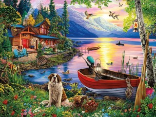 Jigsaw Puzzle «Weekend in nature»