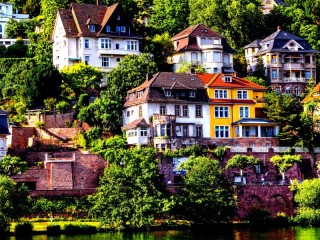 Jigsaw Puzzle «Villas in Heidelberg»