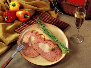 Jigsaw Puzzle «Wine and appetizer»