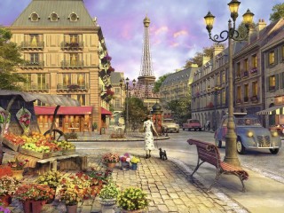 Jigsaw Puzzle «Vintage Paris»