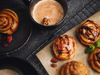 Jigsaw Puzzle «Pastries with cinnamon»