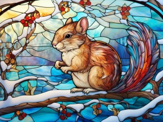 Jigsaw Puzzle «Stained glass»