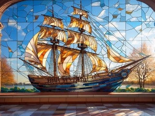 Zagadka «Stained glass»