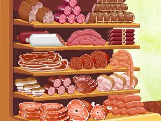 Jigsaw Puzzle «Sausage showcase»