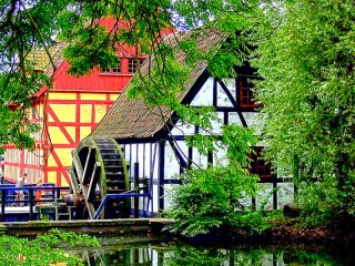 Quebra-cabeça «Water Mill»