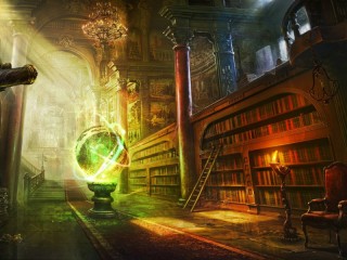 Jigsaw Puzzle «Magic Library»