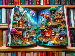 Puzzle «Magic book»