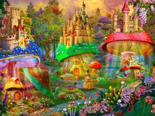 Puzzle «Magic castles»