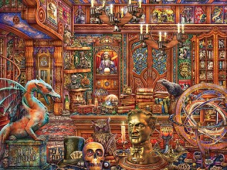 Jigsaw Puzzle «Magic shop»