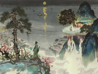Rompecabezas «Oriental landscape»
