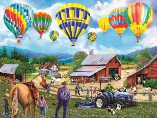 Puzzle «Air balloons»