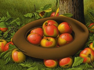 Пазл «Яблоки в шляпе»
