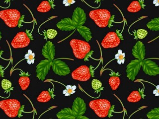 Jigsaw Puzzle «The berries and flowers»
