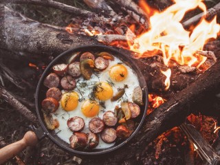 Bulmaca «Scrambled eggs on the fire»