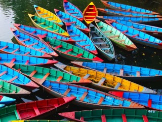 Jigsaw Puzzle «bright boats»