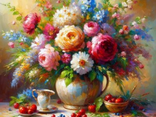 Bulmaca «Bright bouquet»