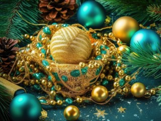 パズル «Christmas decorations»