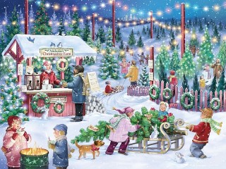 Jigsaw Puzzle «Christmas Bazaar»