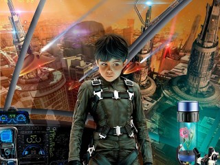 Jigsaw Puzzle «Young pilot»