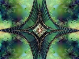 Quebra-cabeça «Jewelry fractal»