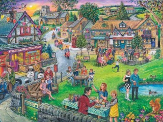 Jigsaw Puzzle «Outside the city»