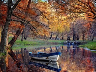 Jigsaw Puzzle «Forgotten boat»