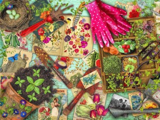 Jigsaw Puzzle «Gardener's concerns»