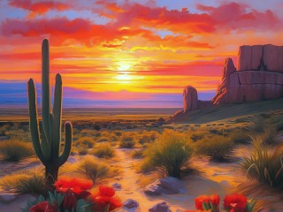 Rompicapo «Sunset in Texas»