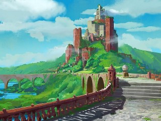 Jigsaw Puzzle «The castle in the clouds»