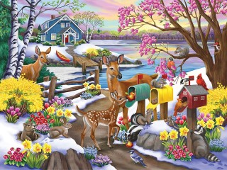 Jigsaw Puzzle «The smell of spring»