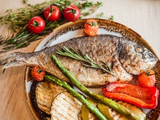 Puzzle «baked fish»