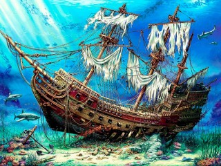 Puzzle «Sunken ship»