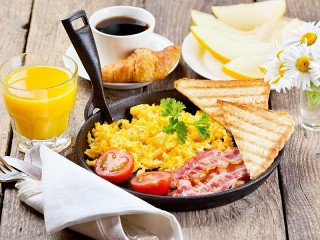 Пазл «Завтрак на сковороде»