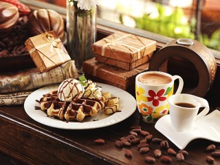 Пазл «Завтрак с кофе»