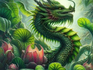 Rompecabezas «Green Dragon»