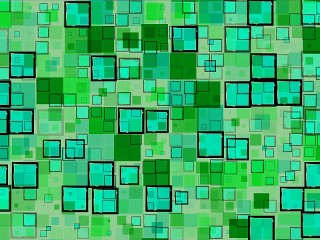 Jigsaw Puzzle «Green squares»