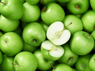 Пазл «Зелёные яблоки»