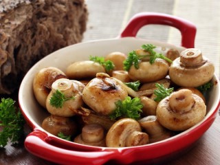 Quebra-cabeça «Fried mushrooms»