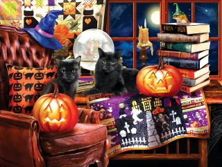 Puzzle «Looking forward to Halloween»