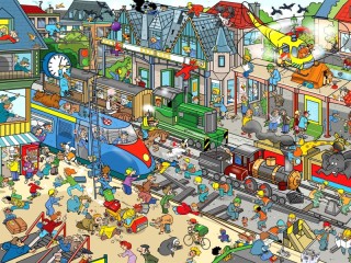 Jigsaw Puzzle «Train Station»