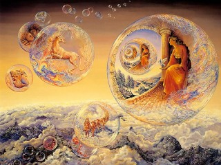 Jigsaw Puzzle «Life is a soap bubble»