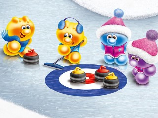 Puzzle «Life of Gelini - curling»