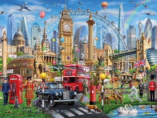Puzzle «City life»